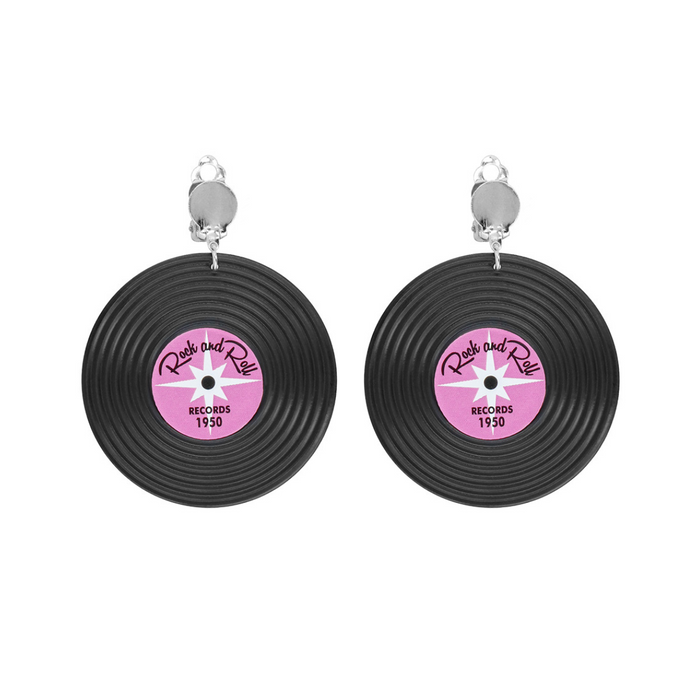 Ohrringe Schallplatten