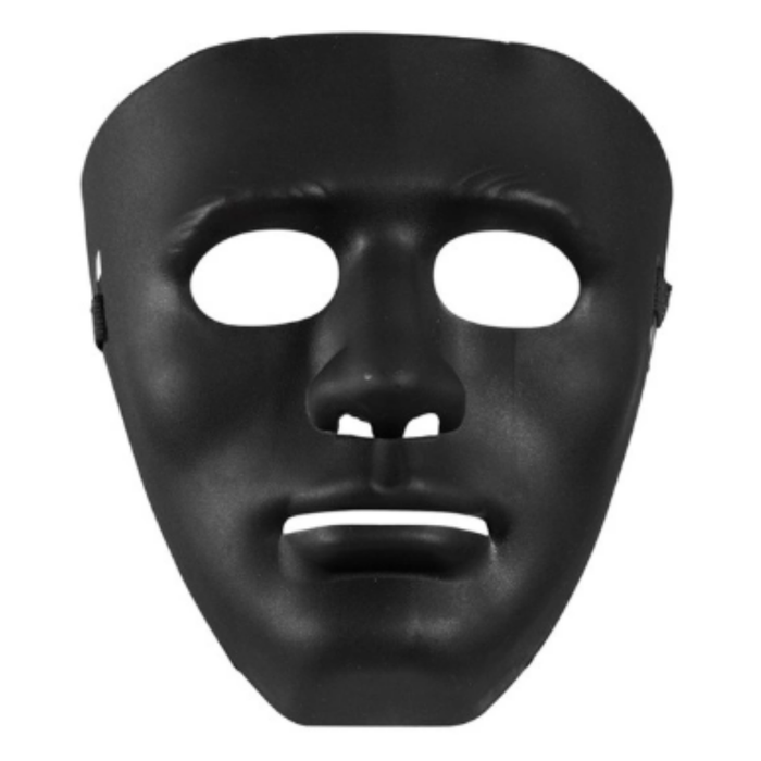 Maske Anonymus schwarz