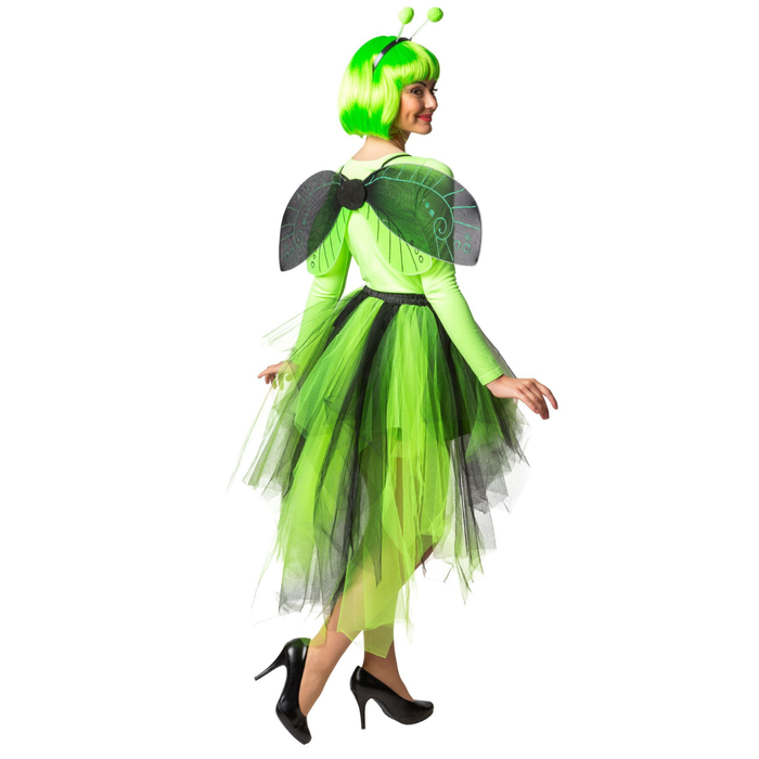 Kostüm Tutu Vokuhila grün-schwarz