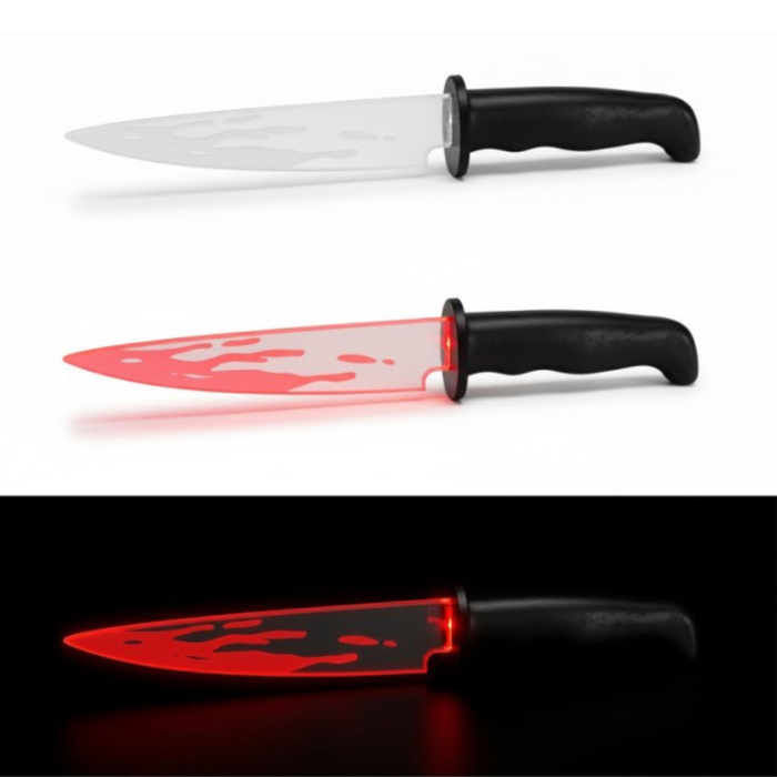 Messer LED blutverschmiert