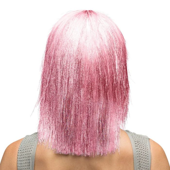 Perücke Crazy rosa