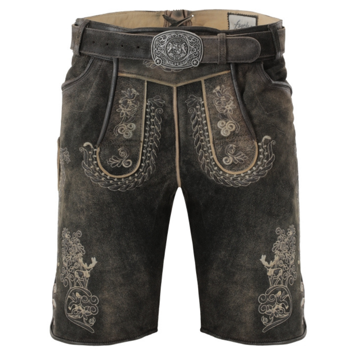 Trachtenlederhose dunkel-rustik