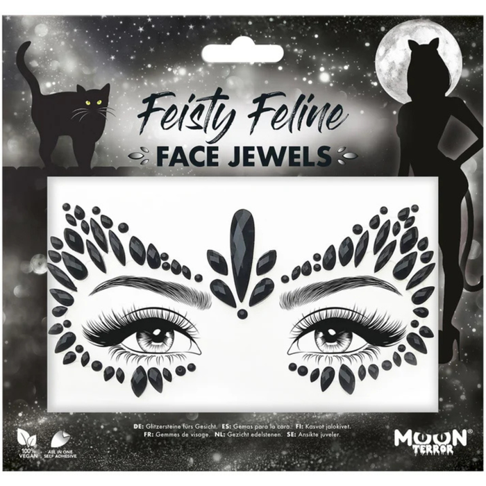 Face Jewels Mystic Feisty Feline