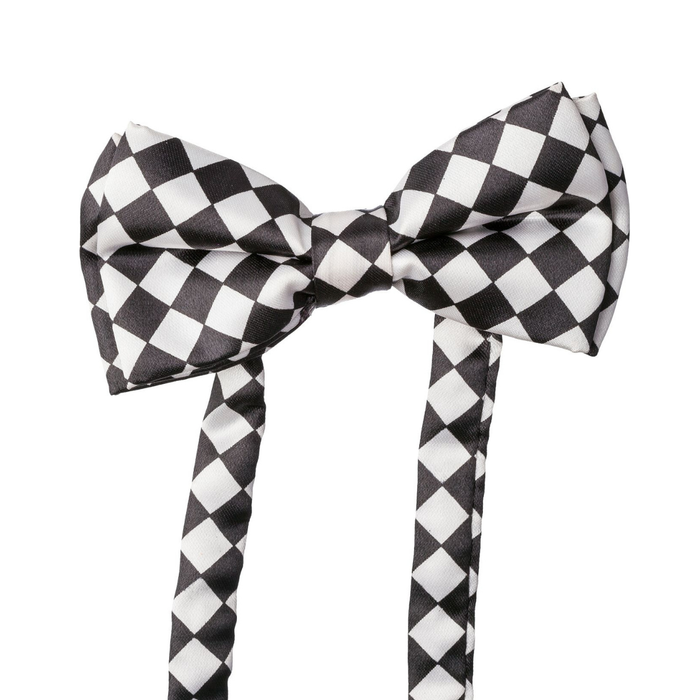 Fliege Karo schwarzweiss