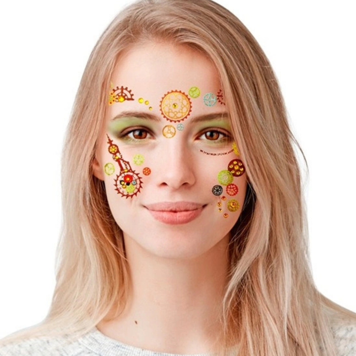 Gesichtssticker Steampunk