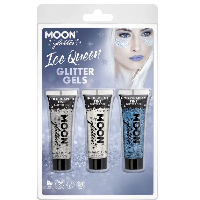 Glitzergel fein Ice Queen
