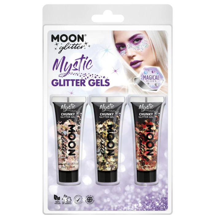 Glitzergel grob Prosecco - Gold - Kupfer