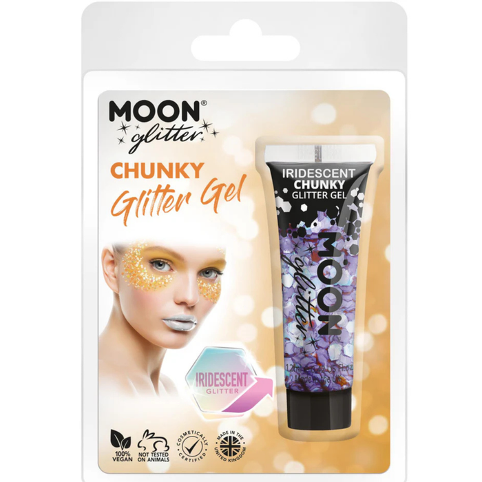 Glitzergel grob holographic blauviolett