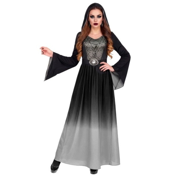 Kostüm Gothic Lady grau