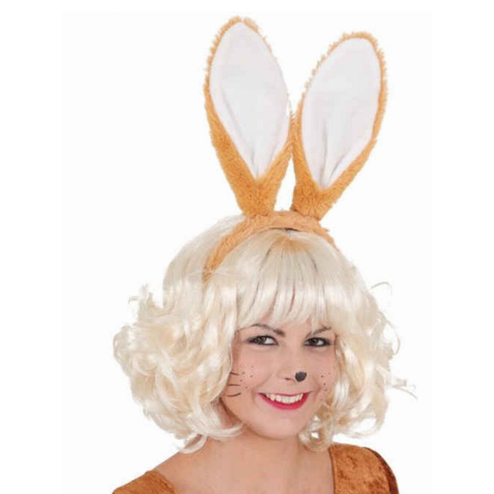 Haarreif Hasenohren braun