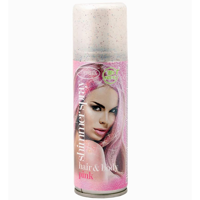Haarspray Glitzer Pink