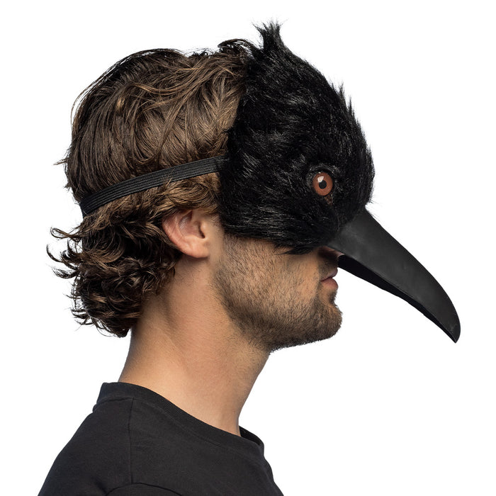 Halbmaske Krähe