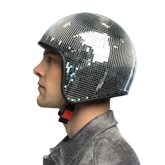 Helm Disco silber