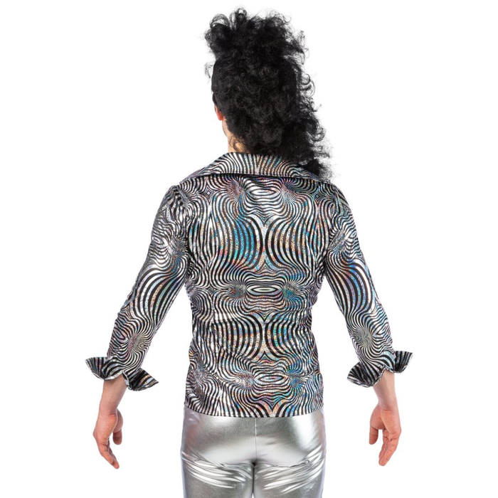 Hemd Disco silber