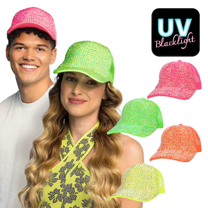 Mütze Glam neongrün