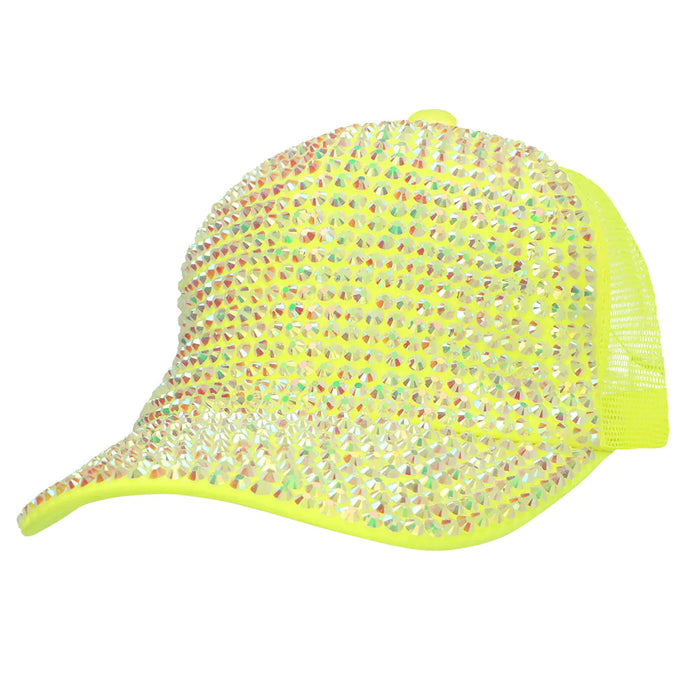 Mütze Glam neongelb