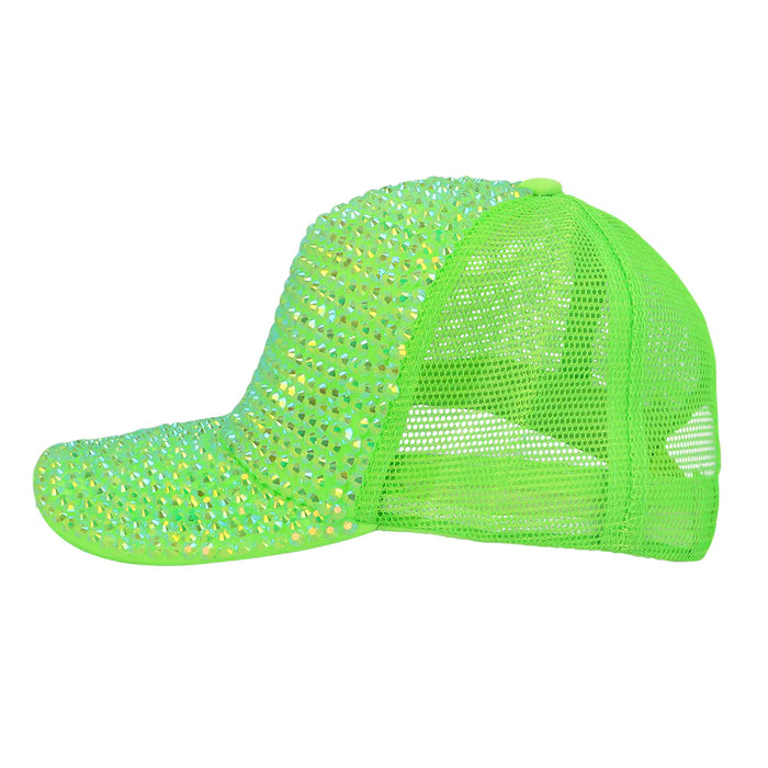 Mütze Glam neongrün