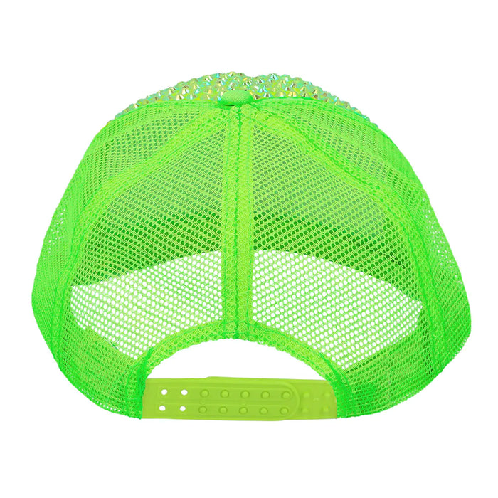 Mütze Glam neongrün