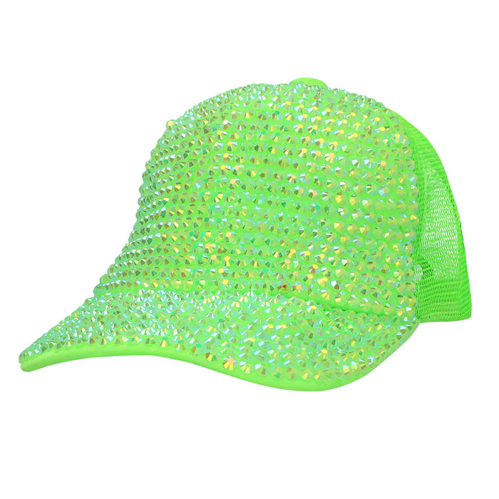 Mütze Glam neongrün