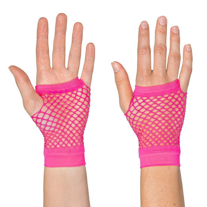Handschuhe Mesh pink