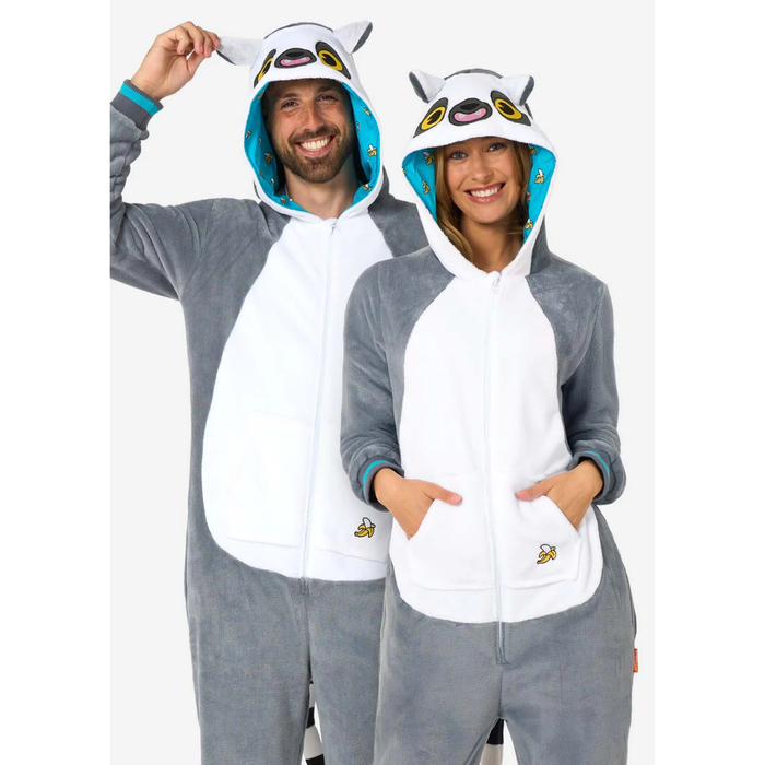 Kostüm Onesie Lemur