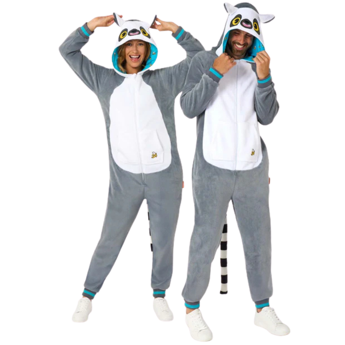 Kostüm Onesie Lemur