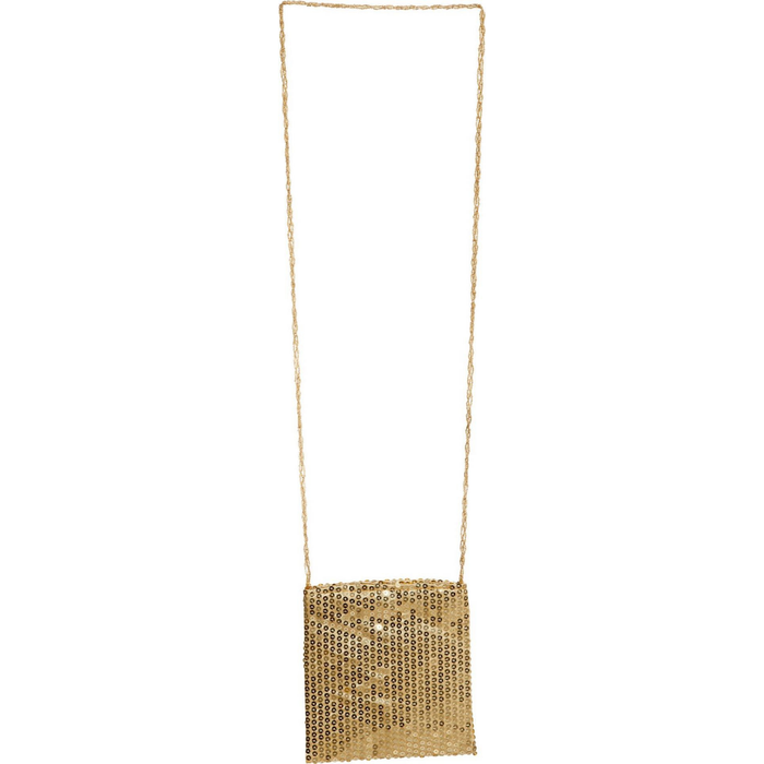 Paillettentasche gold