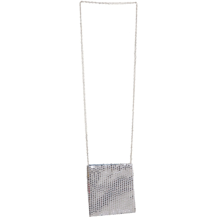 Paillettentasche silber