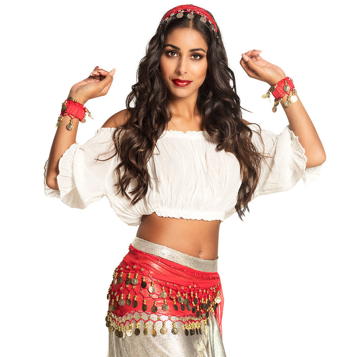 Satz Belly Dance rot