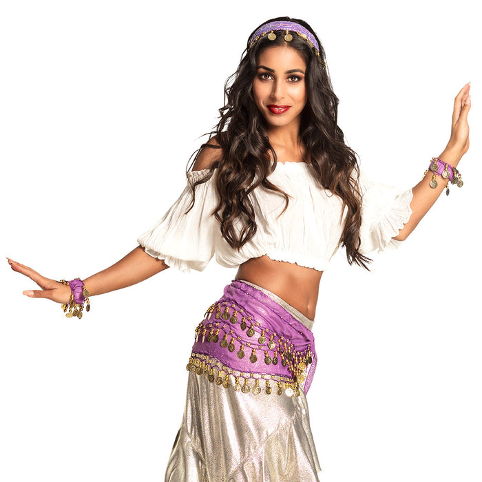 Satz Belly Dance lila