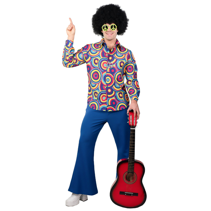 Kostüm Schlaghose blau