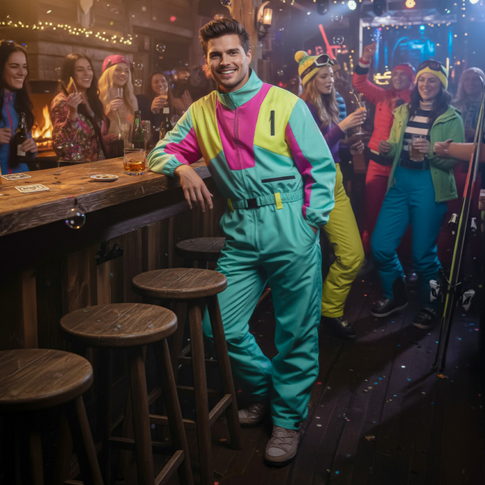 Kostüm Skianzug Snow Blizzard Mann