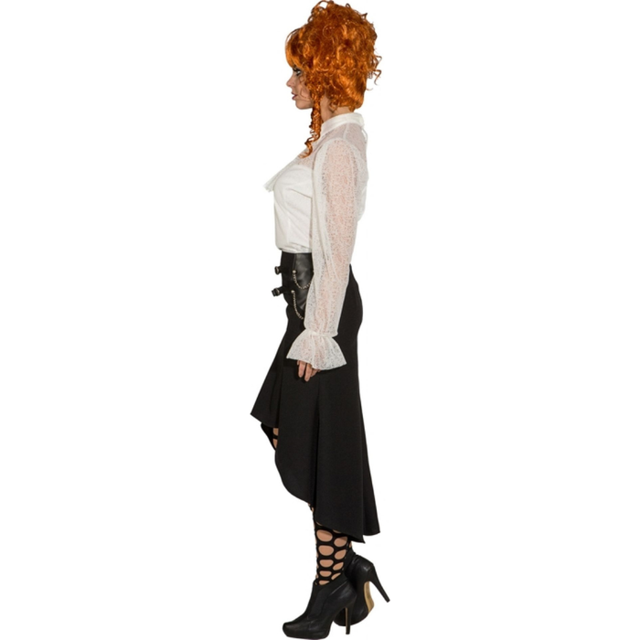 Kostüm Steampunk-Jupe schwarz