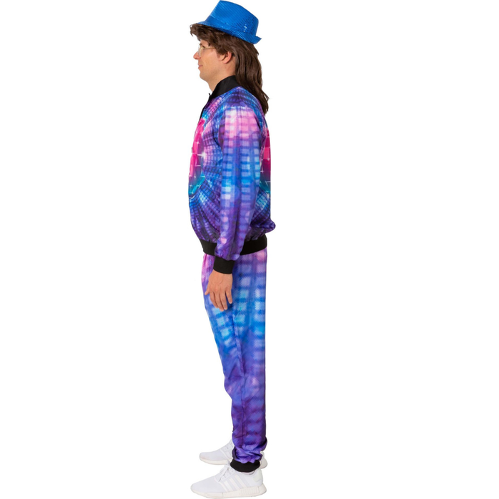 Kostüm Trainingsanzug Discokugel