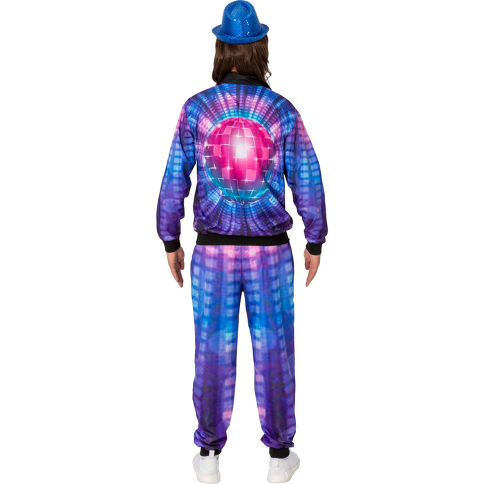 Kostüm Trainingsanzug Discokugel