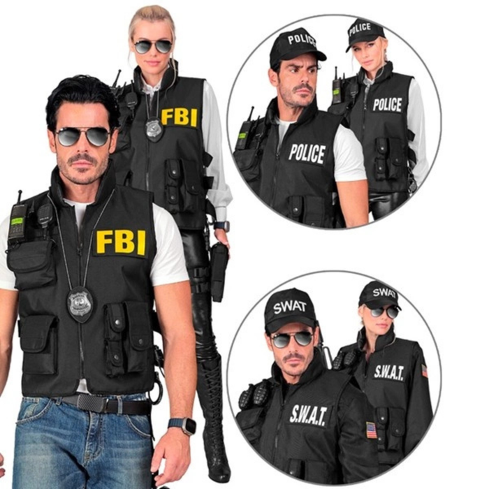 Kostüm Weste FBI / Police / S.W.A.T.